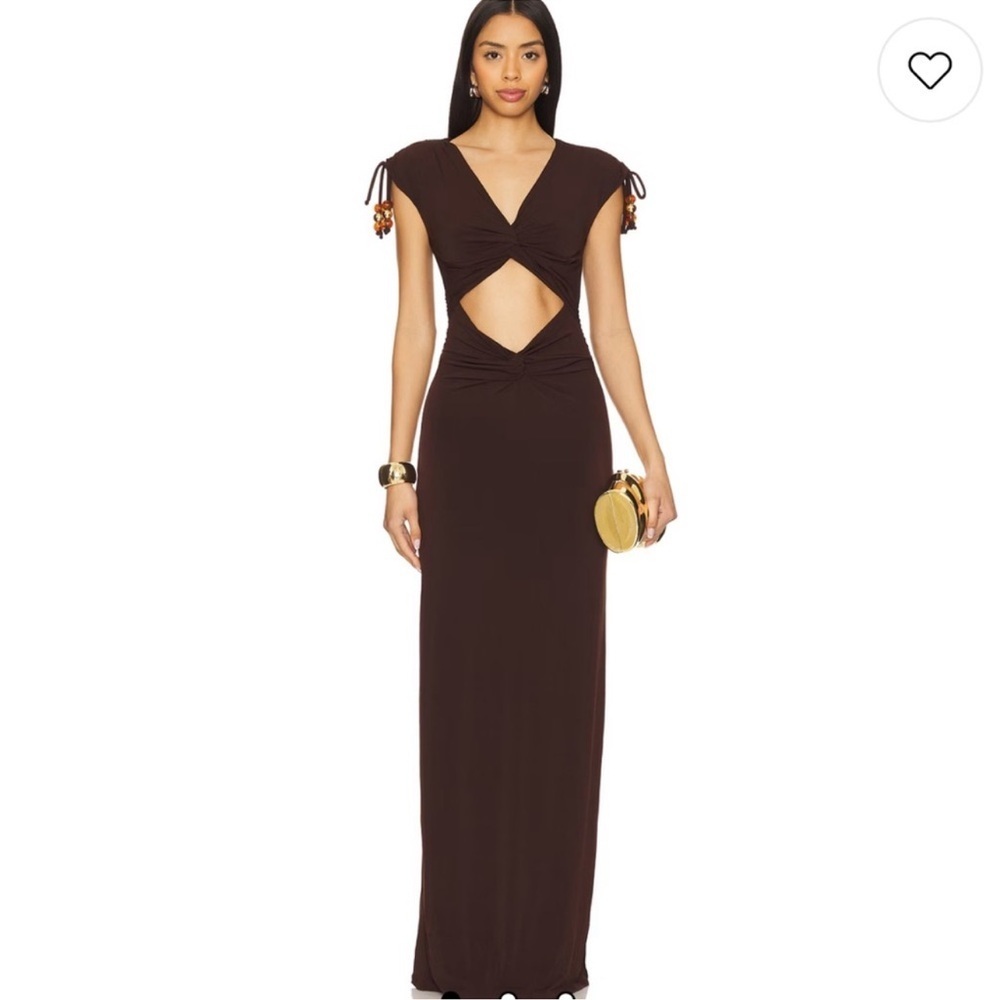 Lovers + Friends Brown Maxi Dress